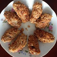 炸鸡腿怎么做到外酥里嫩，没有面包糠用什么代替