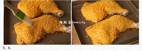 炸鸡腿怎么做到外酥里嫩，没有面包糠用什么代替