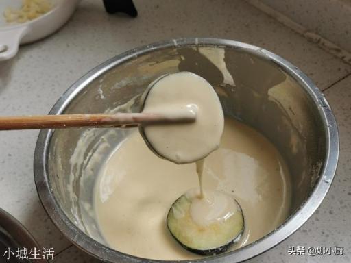 软炸茄盒的面糊怎么调?