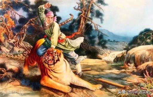 武松能将四五百斤的石墩抛起一丈高,相国寺的垂柳他能拔起来么?