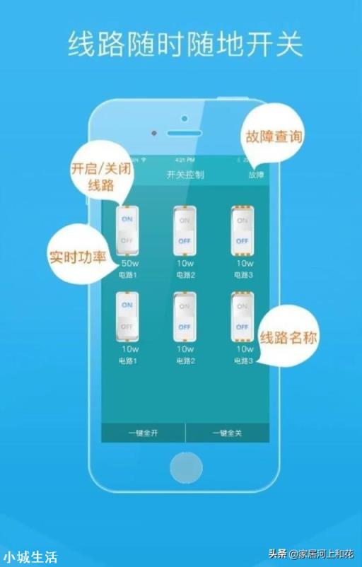 怎样设计和安装除冰箱和冰柜外室内一键断电？