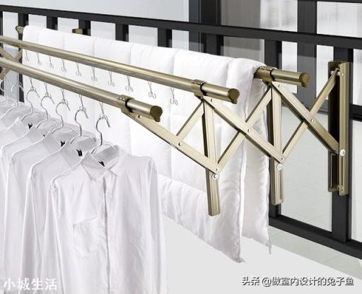 阳台打通和客厅一体，应该怎么解决晾衣服问题？