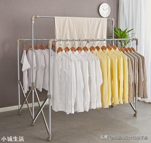 阳台打通和客厅一体，应该怎么解决晾衣服问题？