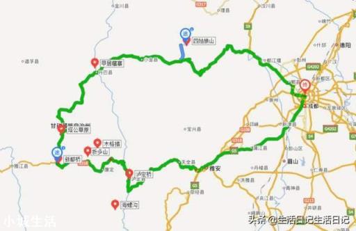 郑州到九寨沟自驾7天游,有什么线路推荐吗?