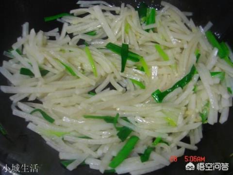 素炒白萝卜丝怎么炒好吃？