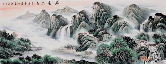 客廳風(fēng)水畫之蔣偉作品，隨便一幅掛在家就不得了