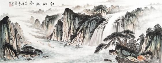 客廳風(fēng)水畫之蔣偉作品，隨便一幅掛在家就不得了