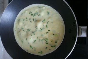 香葱鸡蛋饼做法步骤