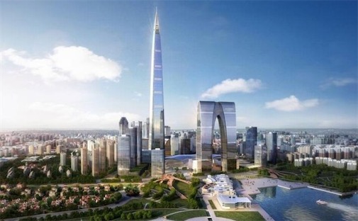 苏州中南中心729米 华东地区最高大楼