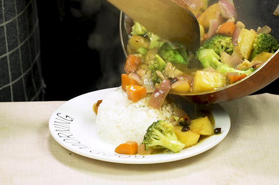 咖喱鸡肉饭的做法