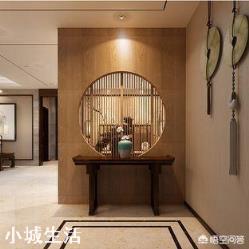 家庭中式玄关的装修效果怎么样？不同档次有什么区别？