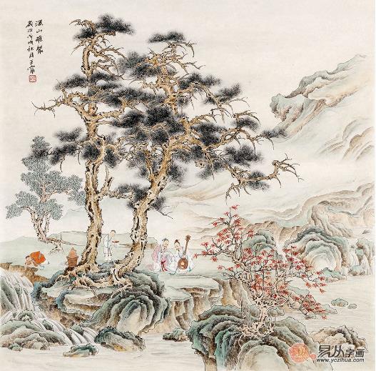 深受国人喜欢的山水画 中式客厅挂什么画