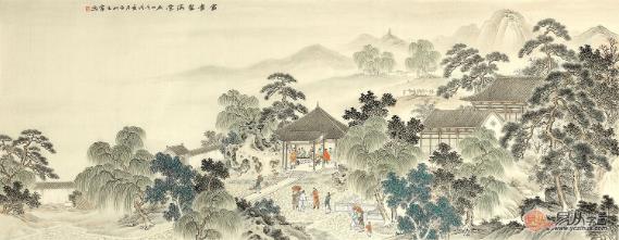 深受国人喜欢的山水画 中式客厅挂什么画