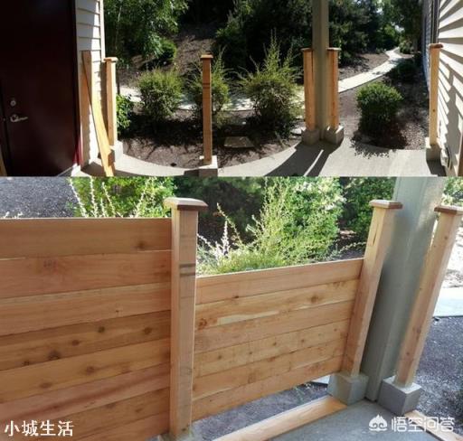 庭院怎么安装木栅栏?