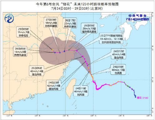 遇到台风怎么办 台风烟花什么时候走2021