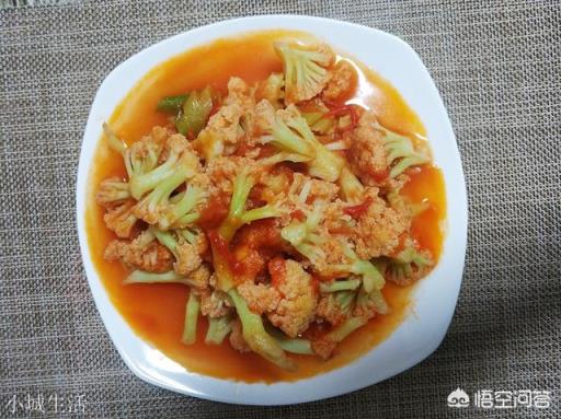番茄菜花的做法是什么？