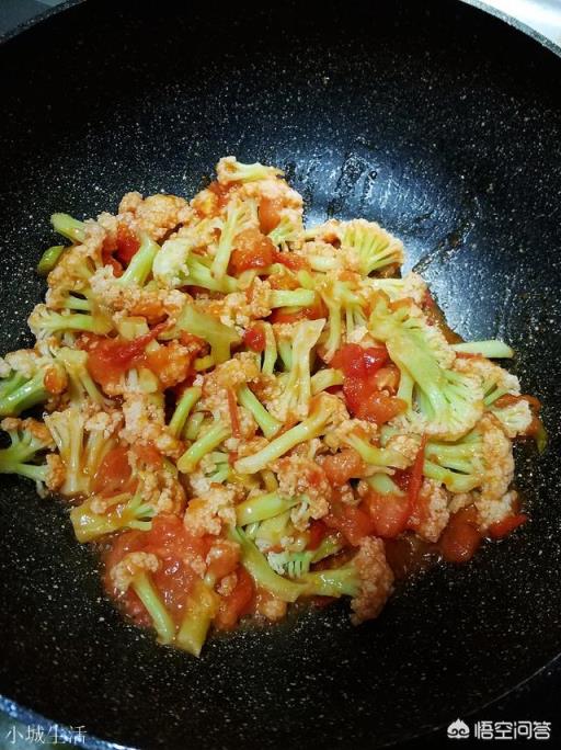 番茄菜花的做法是什么？