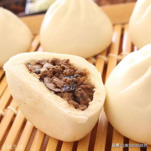 干香菇蒸包子怎么做？