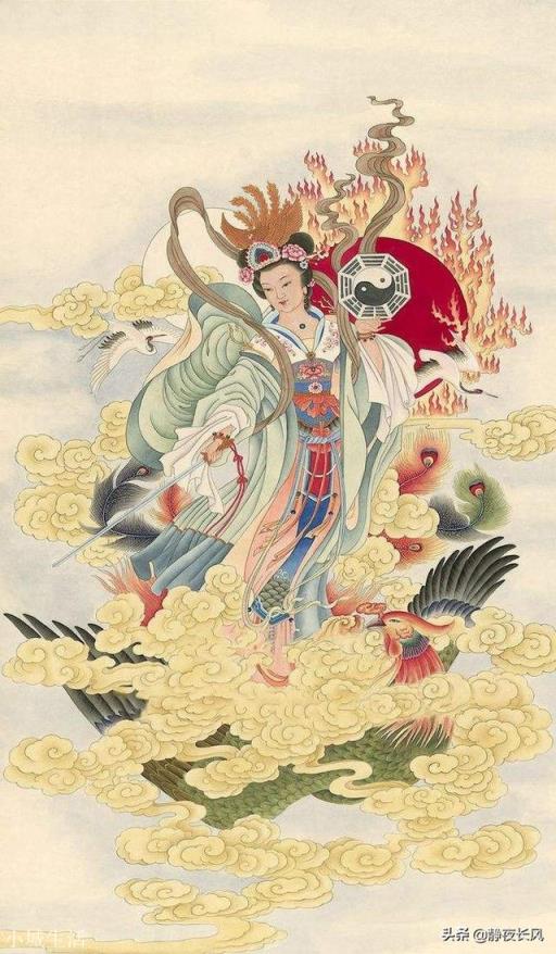 神话传说中九天玄女、龙吉公主、三霄娘娘五位女神如何排名？