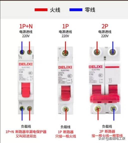 220v和380v的空开怎么区别？