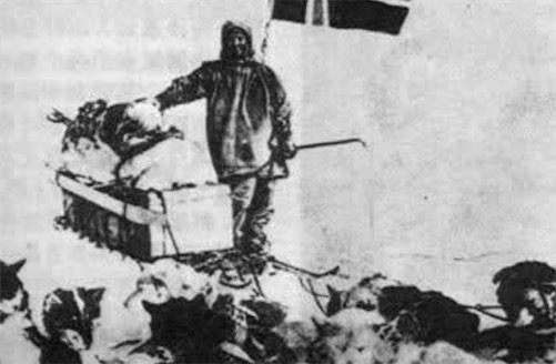 罗阿尔德·阿蒙森在1911年到达南极 历史上第一个到达南极的人