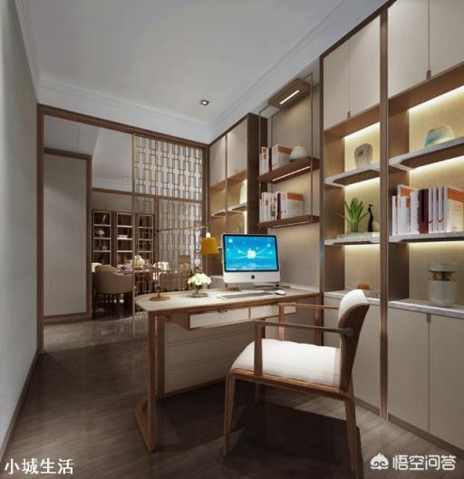 居家生活中书房利用率非常高，如何在室内设计中做出漂亮的书房？