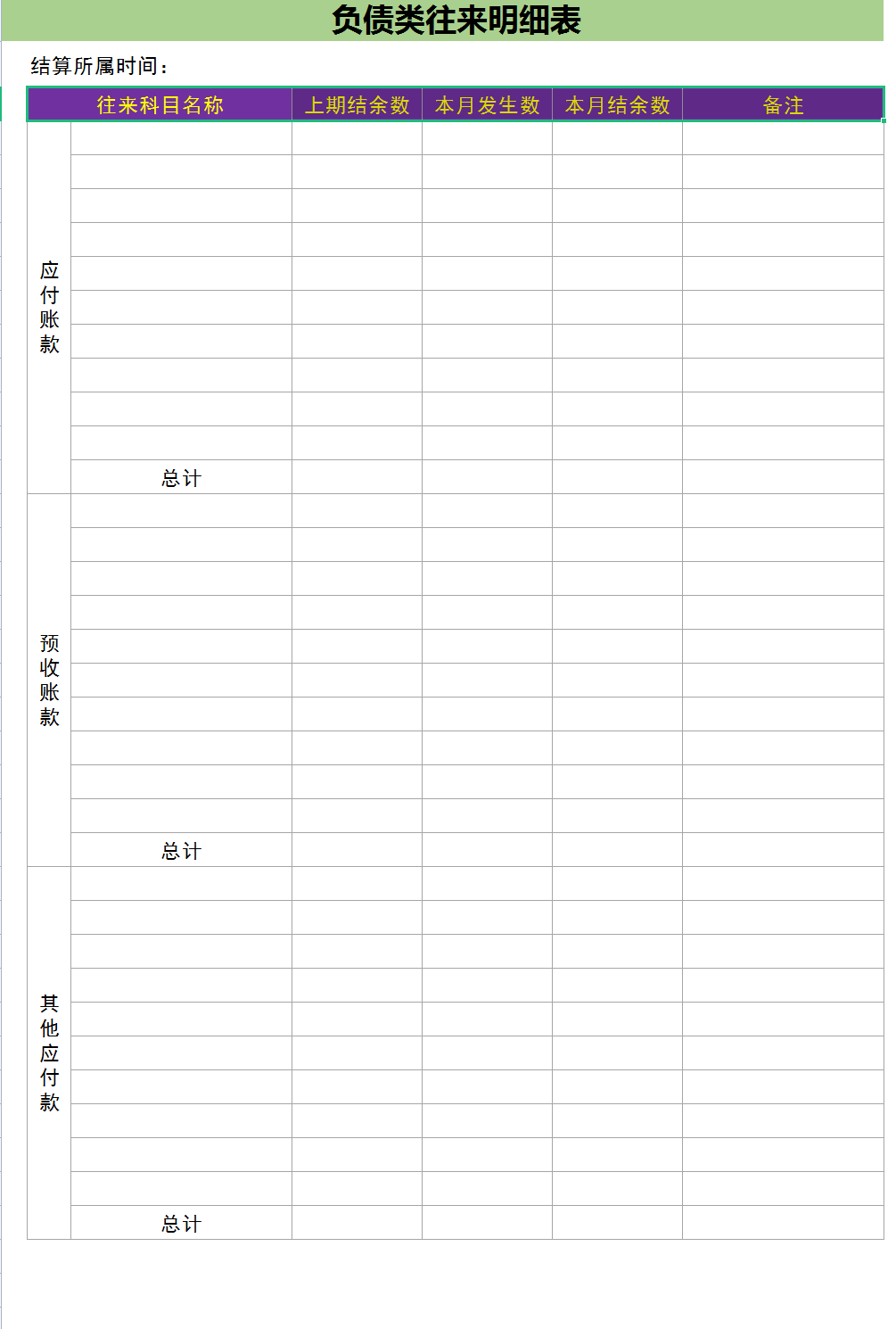 做账的整个流程详细 公司内帐要做哪些表格