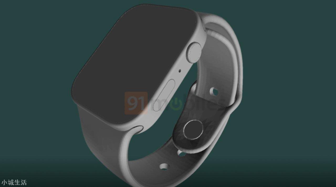 Apple Watch Series 7竟然变方了！最新渲染图曝光