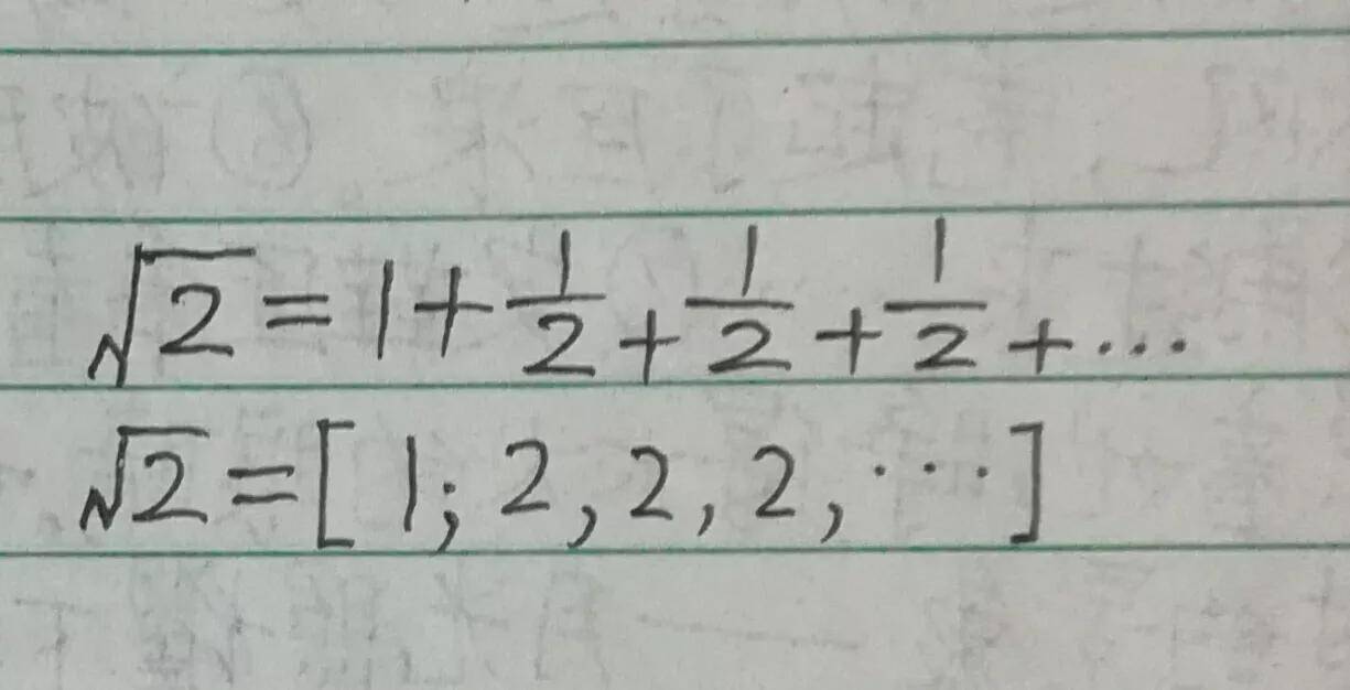 根号2的另外一种写法 根号二等于多少