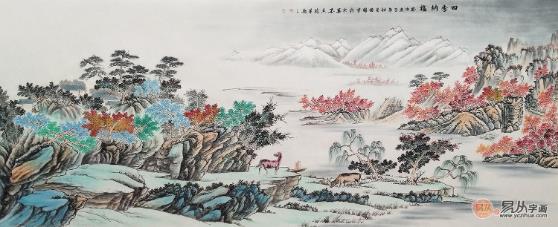建议从画作的寓意内涵方面着手 家里挂什么画好