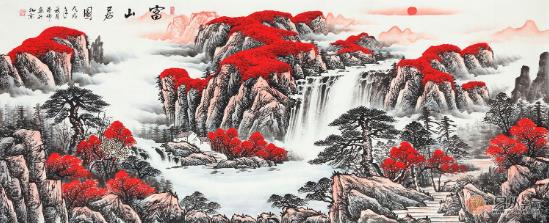 建议从画作的寓意内涵方面着手 家里挂什么画好