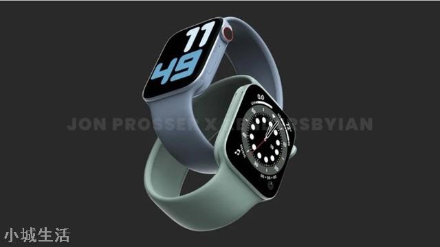 Apple Watch Series 7表盘尺寸升级为41/45mm