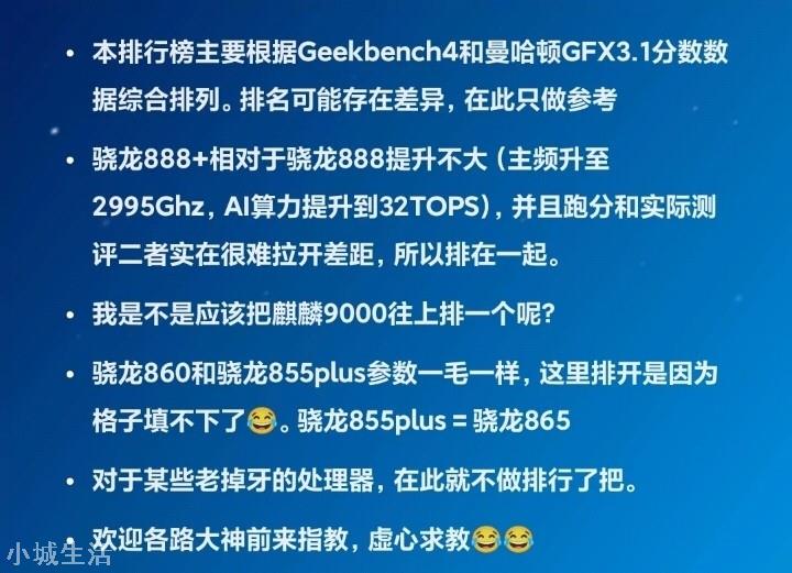2021年8月最新手机处理器排行榜，你的手机处理器是否上榜？