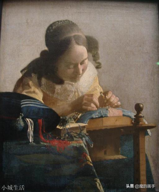 如何评价画家维米尔描绘的写实女人油画?他在西方画坛地位如何?