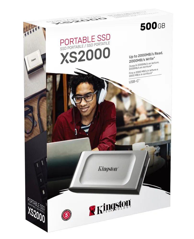 金士頓發布 XS2000 移動固態硬盤：讀寫速度 2GB/s，僅 U 盤大小