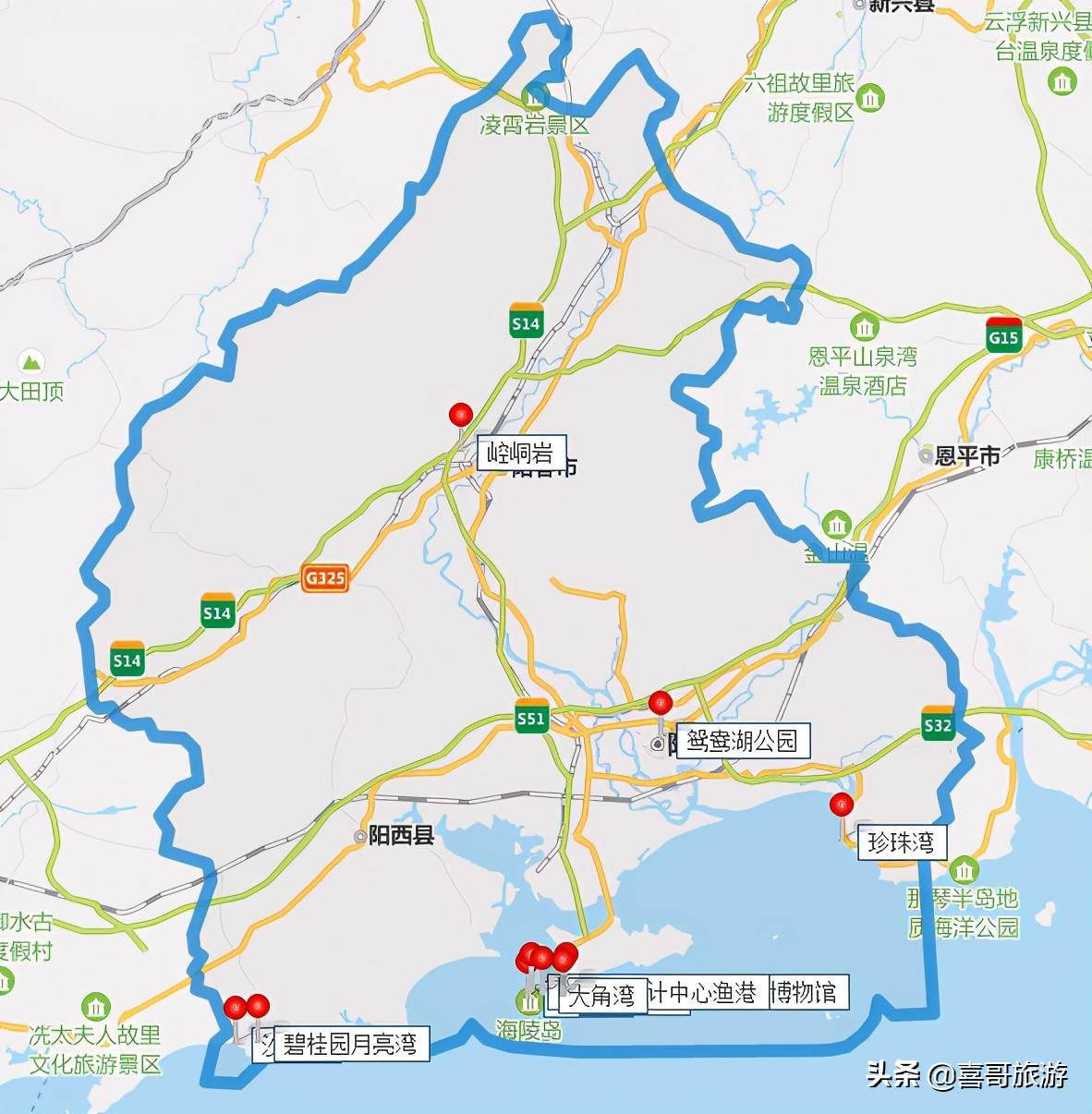 广东阳江十大景点有哪些？ 阳江旅游景点大全
