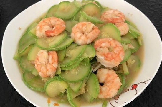 西葫芦和虾能一起吃吗