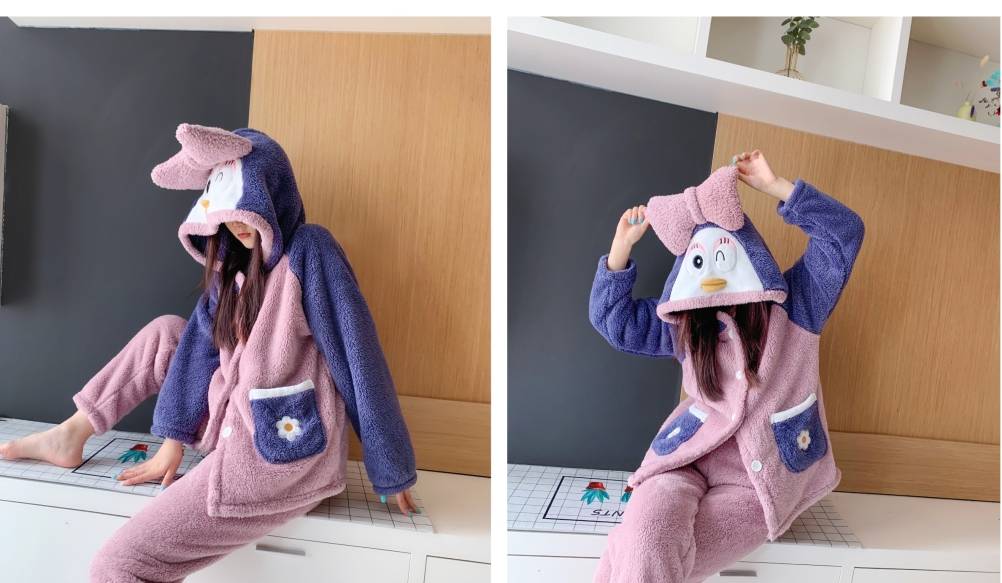 舒服到骨子里的珊瑚绒睡衣  珊瑚绒睡衣