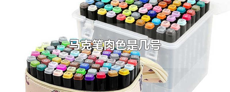 马克笔肉色是几号_马克笔肉色是几号