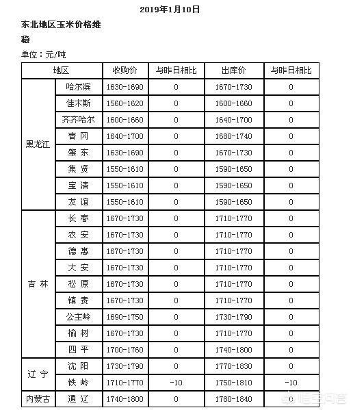 玉米现在什么价格？
