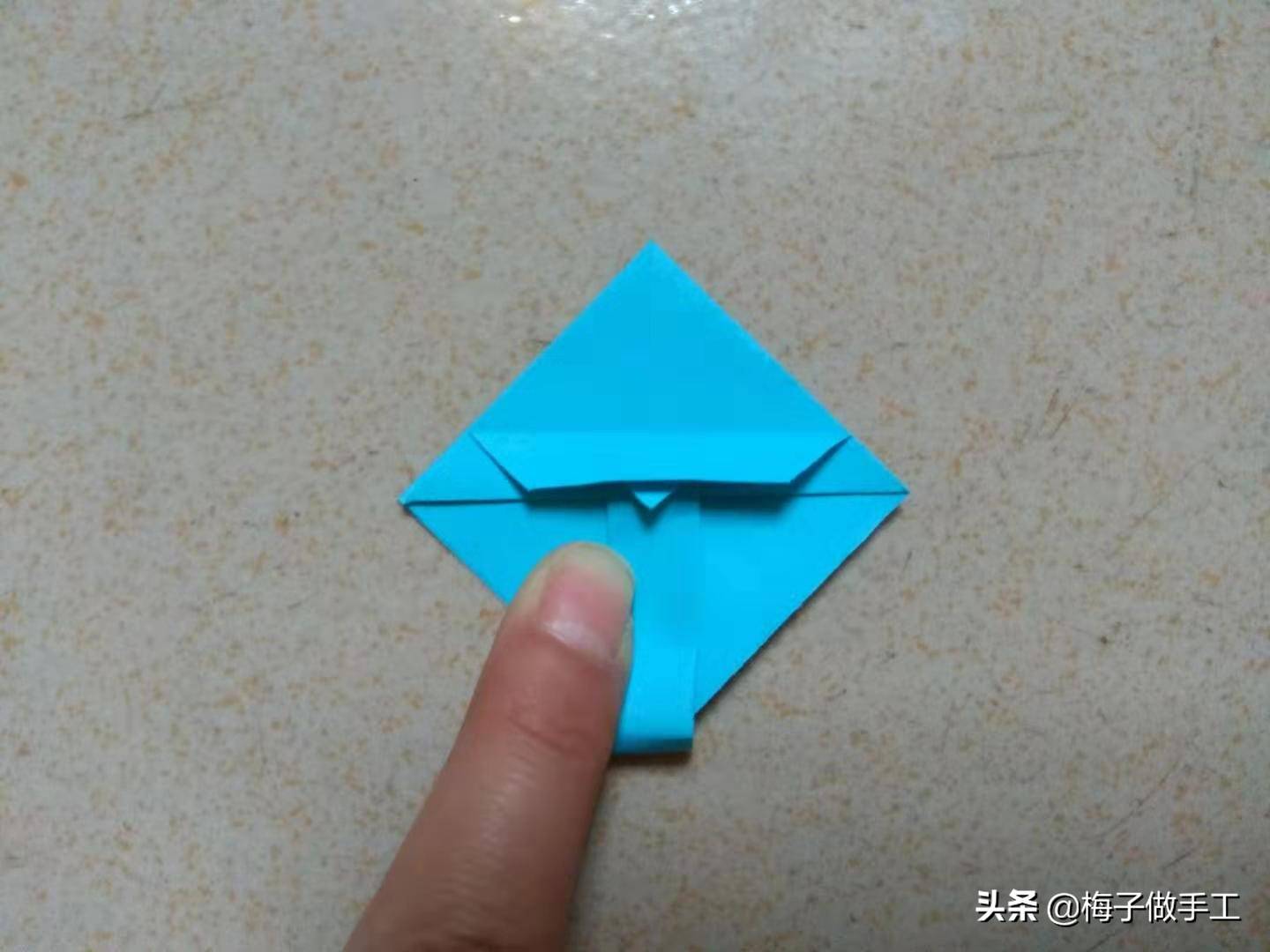 用一张纸折简单花篮 花篮的折法