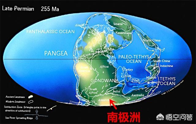 请问:南极洲陆地是怎样形成的?