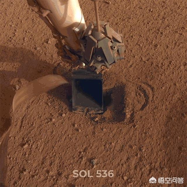 Mole探测器成功进入火星内部了吗?