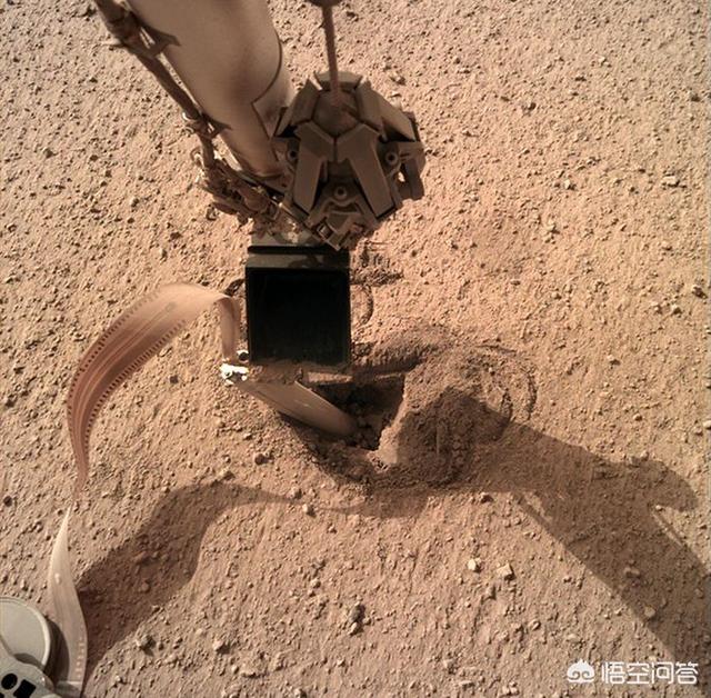 Mole探测器成功进入火星内部了吗?