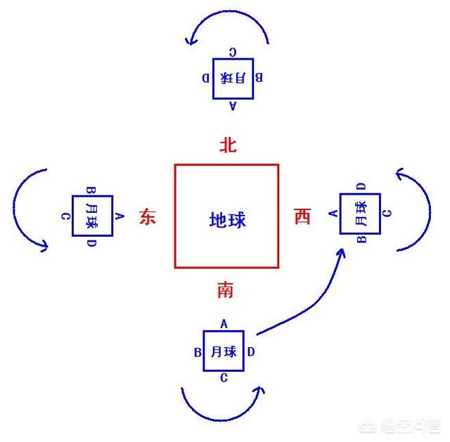 为什么月球自转和公转周期相同,但只能看到月球的一面?