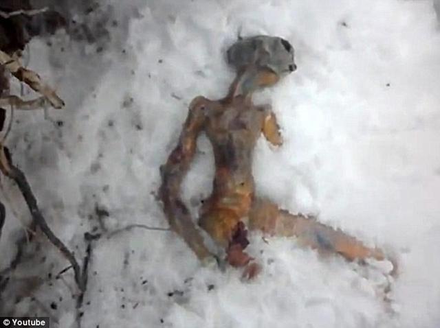 俄罗斯西伯利亚的伊尔库次克雪地发现外星人尸体，是真的吗？