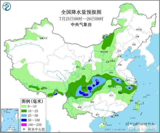 几天内强降雨范围超10个省，一直没台风形成，为何降雨量很大？