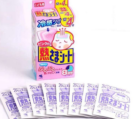 小林退热贴怎么使用 蓝色和粉色的区别