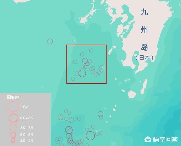 日本九州岛附近海域发生的地震多吗?有可能给我国带来危害吗?