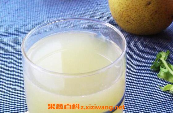 雪梨汁的功效與作用 喝雪梨汁的好處
